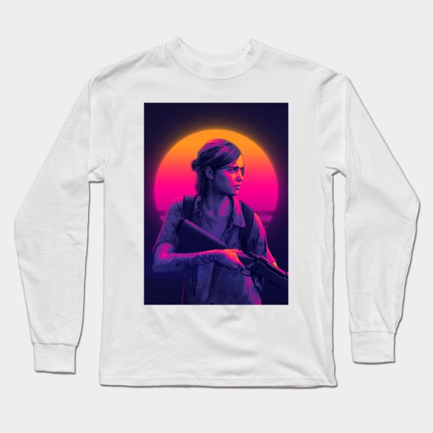 Ellie The Last Of Us Long Sleeve T-Shirt by mrcatguys